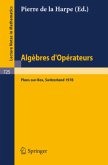 Algebres d'Operateurs