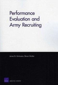 Performance Evaluation and Army Recruiting - Dertouzos, James N.; Garber, Steven