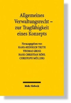 Cover Allgemeines Verwaltungsrecht - zur Tragfähigkeit eines Konzepts