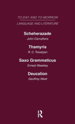 Cover Scheherazade or the Future of the English Novel Thamyris or Is There a Future for Poetry? Saxo Grammaticus Deucalion or the Future of Literary Criticism