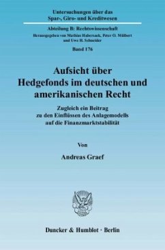 Aufsicht über Hedgefonds im deutschen und amerikanischen Recht. - Graef, Andreas