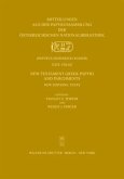 New Testament Greek Papyri and Parchments: New Editions