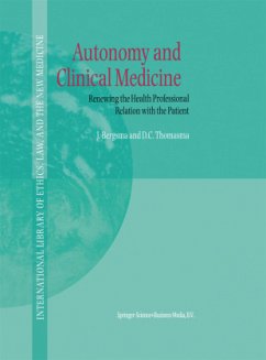 Autonomy and Clinical Medicine - Bergsma, Jurrit;Thomasma, David C.