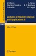 Lectures in Modern Analysis and... - Bild 1