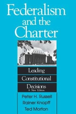 Cover Federalism and the Charter