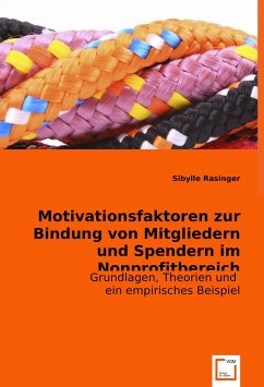 Motivationsfaktoren zur Bindung von Mitgliedern und Spendern im Nonprofitbereich - Rasinger, Sibylle