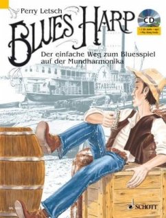 Blues Harp, m. 2 Audio-CDs - Letsch, Perry