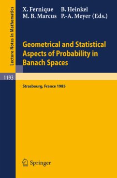 Geometrical and Statistical Aspects of Probability in Banach Spaces