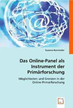 Das Online-Panel als Instrument der Primärforschung - Kornmüller, Susanne