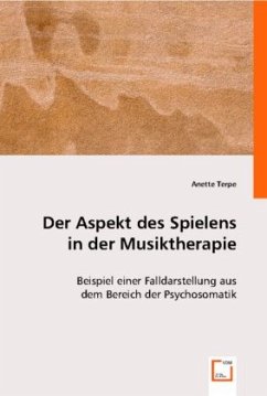 Cover Der Aspekt des Spielens in der Musiktherapie