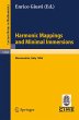 Harmonic Mappings and Minimal Immersion - Bild 1
