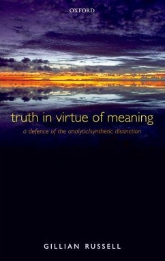 Truth in Virtue of Meaning - Russell, Gillian