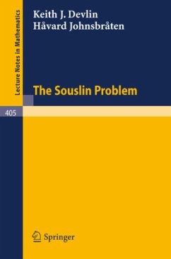 The Souslin Problem - Devlin, Keith J.;Johnsbraten, H.