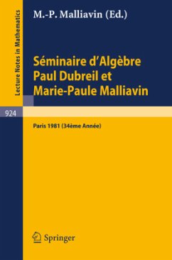 Séminaire d'Algèbre Paul Dubreil et Marie-Paule Malliavin