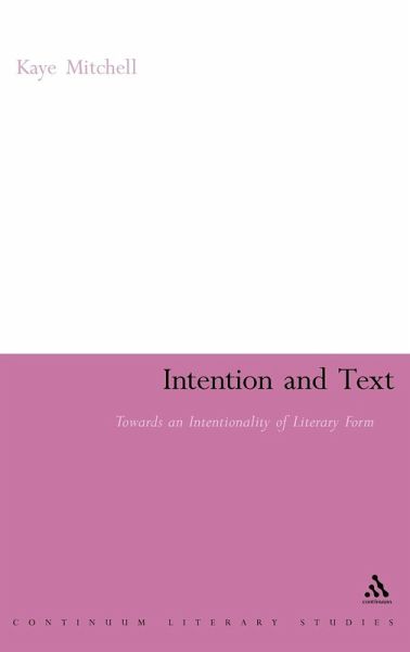 Intention and Text Intention and Text