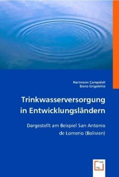 Trinkwasserversorgung in Entwicklungsländern - Campidell, Hartmann;Grigoletto, Dario