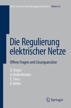 Die Regulierung elektrischer Netze - Steger, Ulrich;Büdenbender, Ulrich;Feess, Eberhard
