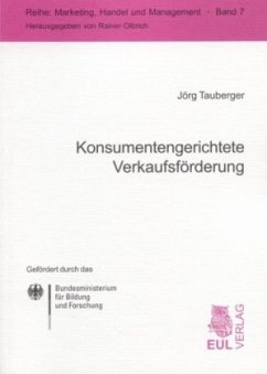 Konsumentengerichtete Verkaufsförderung - Tauberger, Jörg