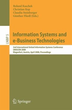 Information Systems and e-Business Technologies - Kaschek, Roland / Kop, Christian / Steinberger, Claudia / Fliedl, Günther (eds.)