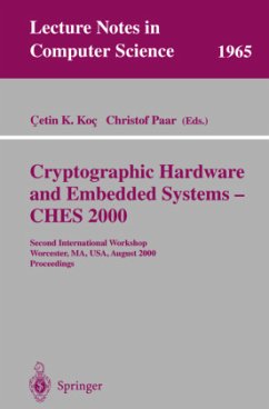 Cryptographic Hardware and Embedded Systems - CHES 2000 - Koc, Cetin K. / Paar, Christof (eds.)