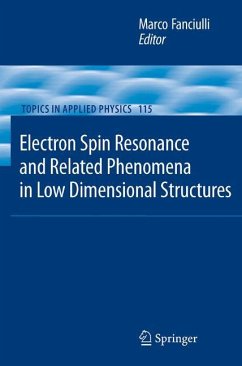 Electron Spin Resonance and Related Phenomena in Low-Dimensional Structures - Fanciulli, Marco (ed.)