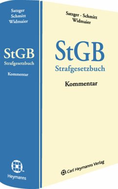 StGB - Strafgesetzbuch - Hobe, Stephan / Satzger, Helmut / Widmaier, Gunter (Hrsg.)