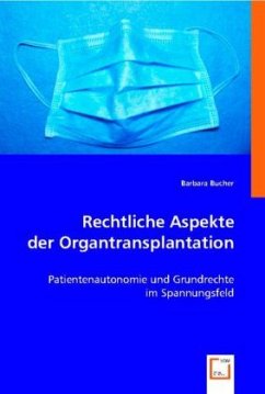 Rechtliche Aspekte der Organtransplantation - Bucher, Barbara