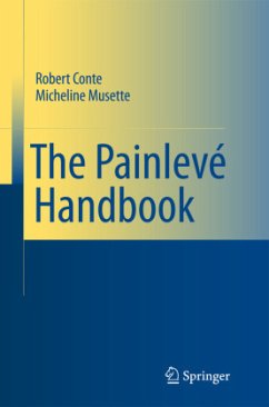 The Painlevé Handbook - Musette, Micheline;Conte, Robert M.