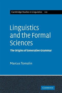 Linguistics and the Formal Sciences - Tomalin, Marcus