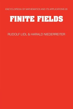 Finite Fields - Lidl, Rudolf; Niederreiter, Harald