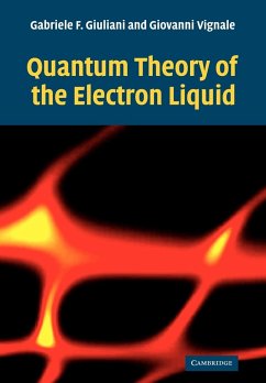 Quantum Theory of the Electron Liquid - Giuliani, Gabriele F.; Vignale, Giovanni; Giuliani, Gabriele