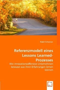 Referenzmodell eines Lessons Learned-Prozesses - Schweizer, Ralph