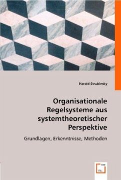 Organisationale Regelsysteme aus systemtheoretischer Perspektive - Strubinsky, Harald