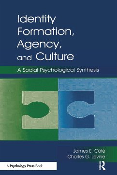 Identity, Formation, Agency, and Culture - Cote, James E; Levine, Charles G