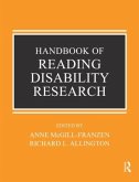 Handbook of Reading Disability Research