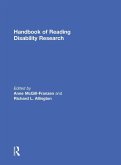 Handbook of Reading Disability Research Handbook of Reading Disability Research