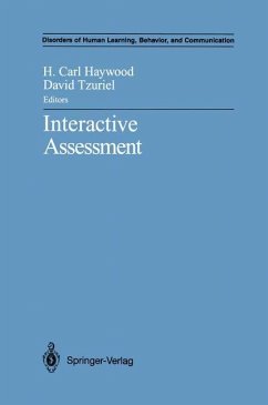 Interactive Assessment - Haywood, H. Carl / Tzuriel, David (eds.)