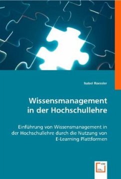 Wissensmanagement in der Hochschullehre - Isabel Roessler