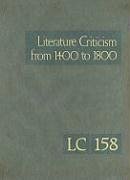 Literature Criticism from 1400 to 1800