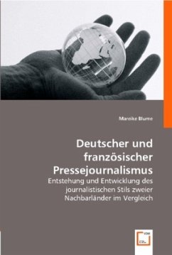 Deutscher und französischer Pressejournalismus - Blume, Mareike
