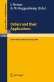 Orders and their Applications Orders and their Applications