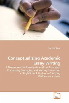 Conceptualizing Academic Essay Writing - Kane, Loretta
