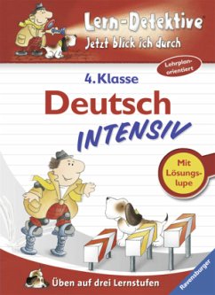 Deutsch intensiv, 4. Klasse / Lern-Detektive - Lernspiel