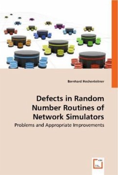 Defects in Random Number Routines of Network Simulators - Hechenleitner, Bernhard