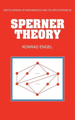 Sperner Theory - Engel, Konrad; Konrad, Engel