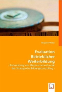 Evaluation Betrieblicher Weiterbildung - Weber, Benjamin