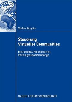 Steuerung Virtueller Communities - Stieglitz, Stefan
