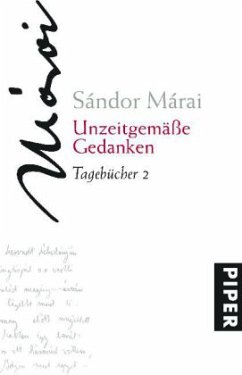 Tagebücher - Márai, Sándor