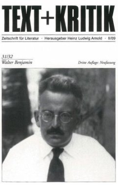 Cover Walter Benjamin