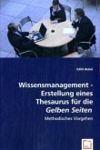 Wissensmanagement - Erstellung eines Thesaurus für die Gelben Seiten